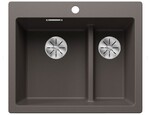 Blanco pleon 6 split vulkangrå uxi køkkenvask 61.5x51 cm