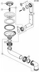BLANCO Afløb SONA 45S/5S/XL6S 1x3,5'' UX