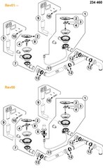 BLANCO Afløb InFino ANDANO 2x3,5'' MXI