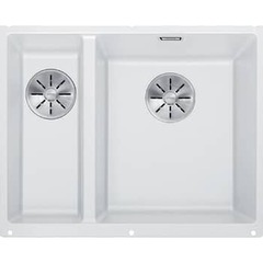 Køkkenvask BLANCO SUBLINE 340/160-U hvid højre UXI 55.5x46 cm