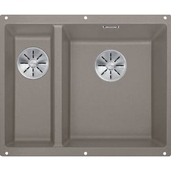 Køkkenvask BLANCO SUBLINE 340/160-U trøffel højre UXI 55.5x46 cm