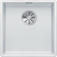 Køkkenvask BLANCO SUBLINE 400-F hvid UXI Planlimning 42.7x42.7 cm