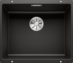 Køkkenvask BLANCO SUBLINE 500-U sort UXI Underlimning 53x46 cm