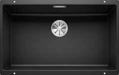 Køkkenvask BLANCO SUBLINE 700-U sort UXI Underlimning 73x46 cm