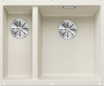Blanco subline 340/160-u soft-wh. hø uxi køkkenvask 55.5x46 cm