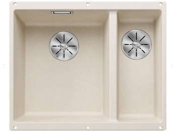 Blanco subline 340/160-u soft-wh. ve uxi køkkenvask 55.5x46 cm