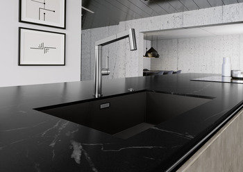 Blanco zerox 700-u dark steel uxi køkkenvask