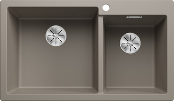 Blanco pleon 9 trøffel venstre uxi køkkenvask 86x50 cm