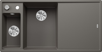 Blanco axia iii 6s vulkangrå ve mxi køkkenvask 100x51 cm