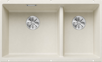 Blanco subline 430/270-u soft-white uxi køkkenvask 75,5x46 cm