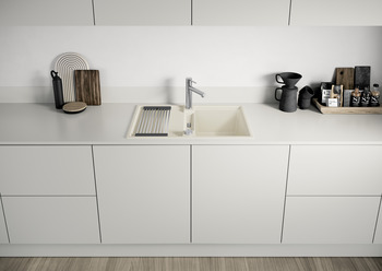 Blanco alta ii satin dark steel armatur