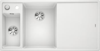 Køkkenvask BLANCO AXIA III 6 S hvid venstre MXI Ilægning 100x51 cm