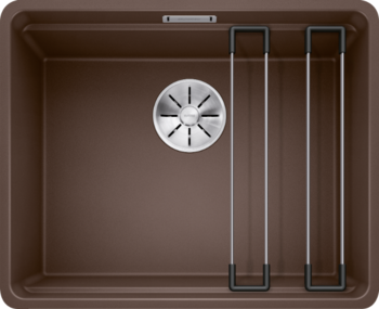 Køkkenvask BLANCO ETAGON 500-F kaffe UXI Planlimning 52.7x42.7 cm