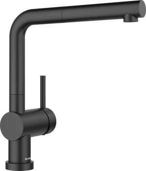 Blanco linus-s-f sort mat armatur
