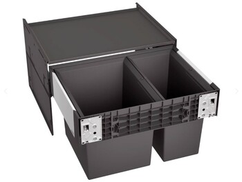Blanco Select II 60/2 affaldssystem, 49 liter, sort