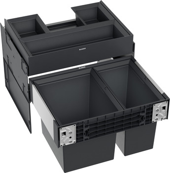 Blanco Select II 60/2 affaldssystem, 49 liter, sort