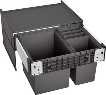 Blanco Select II XL 60/3 affaldssystem, 46 liter, sort
