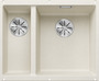 Blanco subline 340/160-u soft-wh. hø uxi køkkenvask 55.5x46 cm