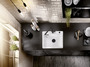 BLANCO Afløbssæt InFino sort mat 1x3,5''UXI