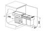 BLANCO BOTTON II 30/2 Affaldsspande