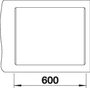 Køkkenvask BLANCO DALAGO 6-F antracit MX Planlimning 60.5x50 cm