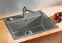 Køkkenvask BLANCO DALAGO 6-F sort MX Planlimning 60.5x50 cm