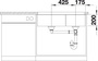 Køkkenvask BLANCO SUBLINE 480/320-U trøffel UXI Underlimning 85.5x46 cm