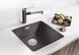 Køkkenvask BLANCO SUBLINE 400-F antracit UXI 42.7x42.7 cm