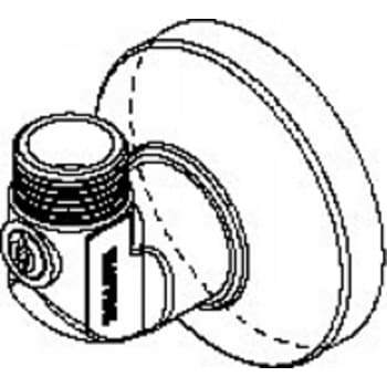 Broen 12/15mm wallfix u/håndtag vl.