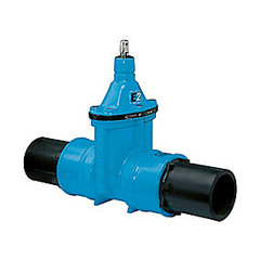 Hawle E3 Skydeventil med PE100-SDR17 ben 63 mm PN10. Duktiljern