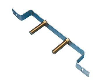 Uponor (Glostrup) Uponor Smart Aqua PLUS mont.beslag til dåse ii M7 2x1/2MT c/c150mm