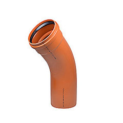 Nordisk Wavin (VA) Pvc-bøjning 45° 400mm