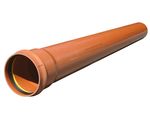 Uponor Infra  Svinninge (VA) Wavin 315 x 3000 mm PVC-kloakrør m/muffe, klasse S SN8, EN 1401