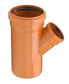 Uponor Infra Svinninge Va Wavin 250 X 250 Mm 45 Gr. Pvc Kloakgrenrør