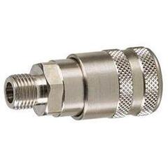 Nito KS heavy-duty lynkobling nippel, messing forniklet, anvendes til trykluft