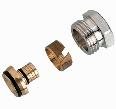 Danfoss Klemringsfitting Pex 1/2 Ø15-2,5mm   013g4147