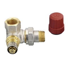 Danfoss RA-N Radiatorventil RA 2000 1/2' ventilhus m/integreret forindstilling, sideløb højre. 2 strengs