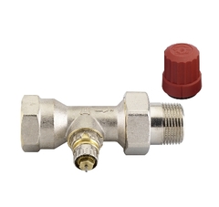 Danfoss RA-N Radiatorventil RA 2000 1' ventilhus m/integreret forindstilling, ligeløbende. 2 strengs