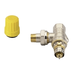 Danfoss RA-UR radiatorventil med forindstilling 3/8' vinkelløbende.2 strengs