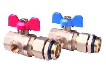 Danfoss 1 kuglehanesæt med nippel/omløber