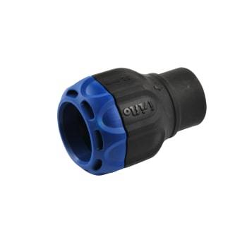Isiflo Sprint 25 mm x 3/4 overgang med muffe, komposit, PN16
