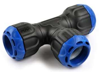 Isiflo Sprint 32 mm tee, komposit, PN16