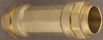 Isiflo 32 mm reparationsmuffe, messing, PN16