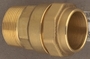 Isiflo 32 mm x 3/4 overgang med nippel, messing, PN16
