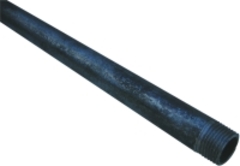 1/2 x 1000 mm Sort nippelrør