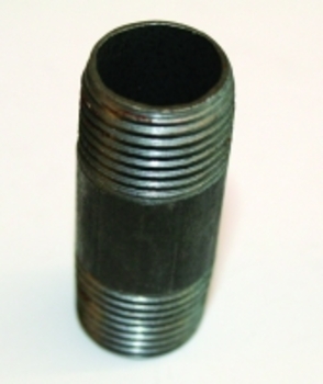 Nippelrør     Sort 1/8 - 50mm