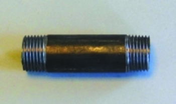 Nippelrør     Sort 3/4 -110mm