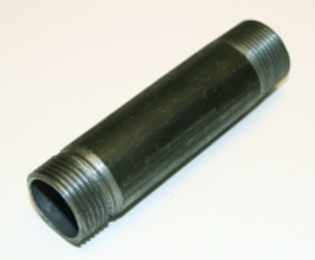 Nippelrør     Sort1.1/4-150mm