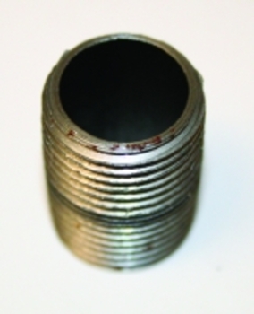 Nippelrør     Sort1.1/4`` Sammenskåret . 40mm