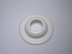1/2 Plastbøsningskrave hvid